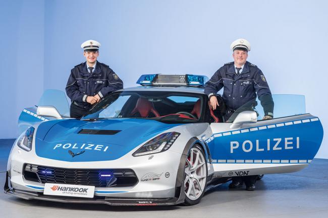 Une corvette c7 polizei par tikt performance 